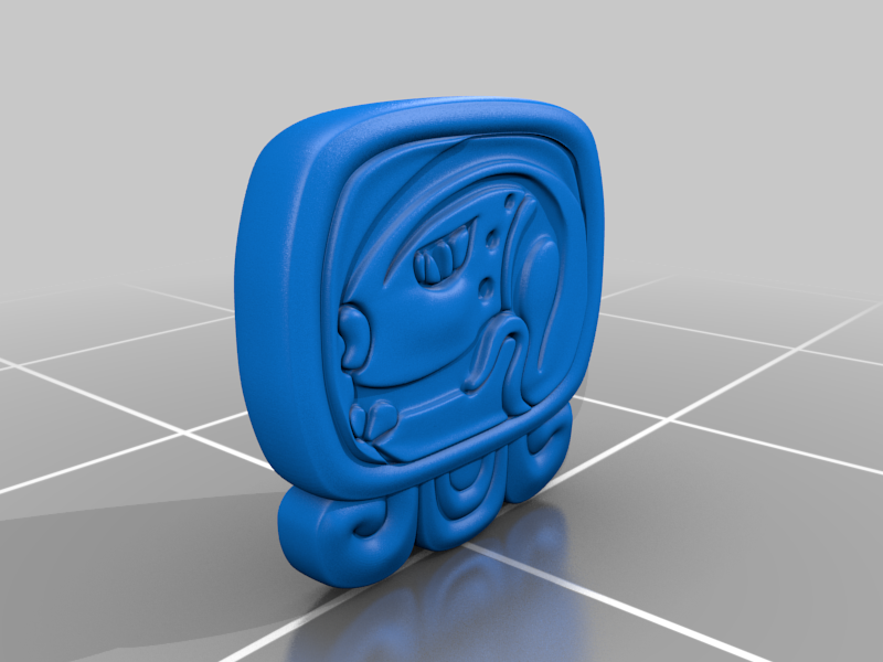 Eb, mayan glyph