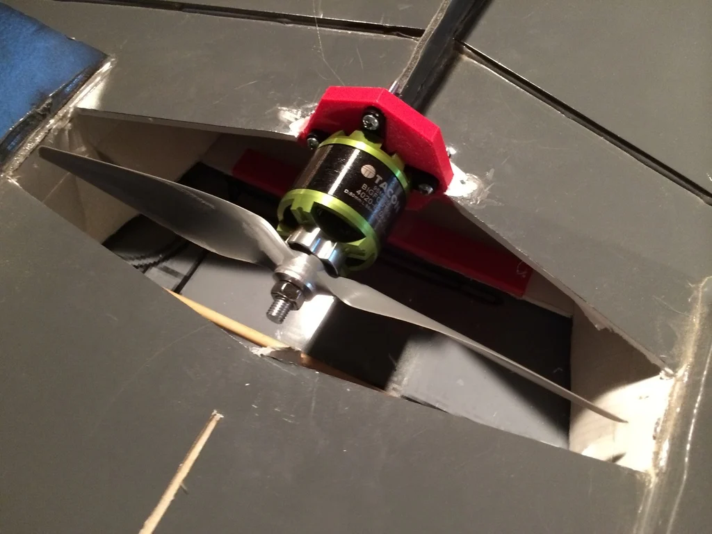 40 inch F22 Foamie Tacon 46 motor mount