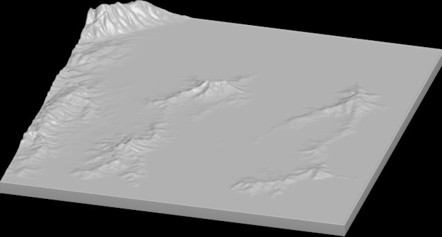 Wellington CBD Heightmap