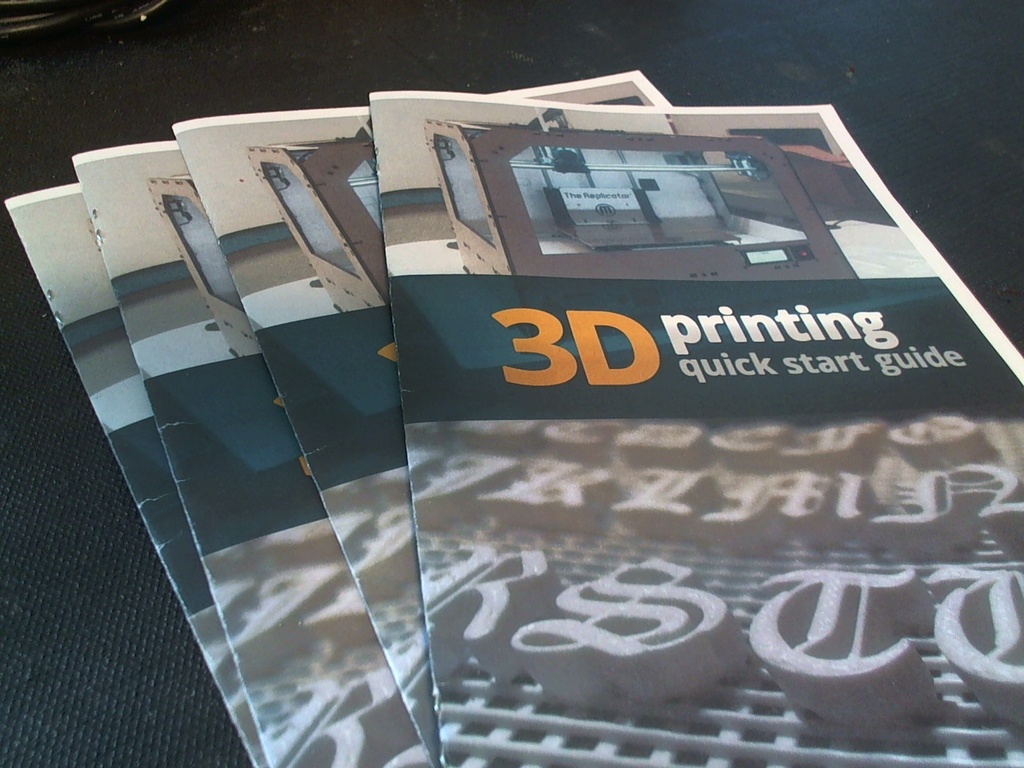 3D Printing Quick Start Guide booklet