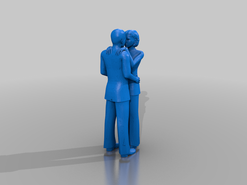 Couple in love slow dance HQ