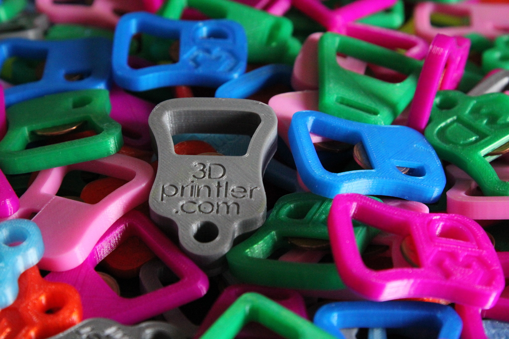 3D Printable Bottle Opener - REUSE YOUR PENNY