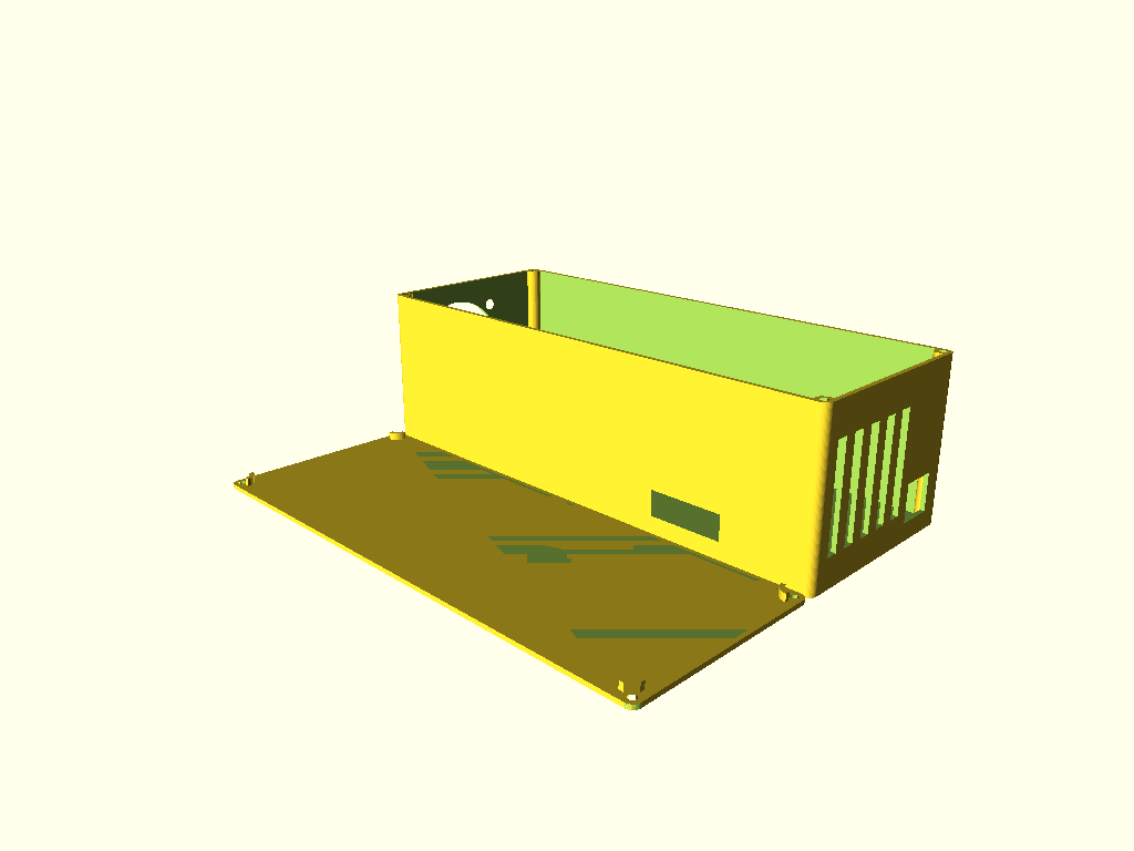 Zonestar P802M MB Case 4mm fan