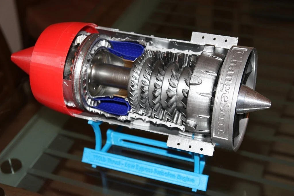 Low Bypass Turbofan Jet Engine