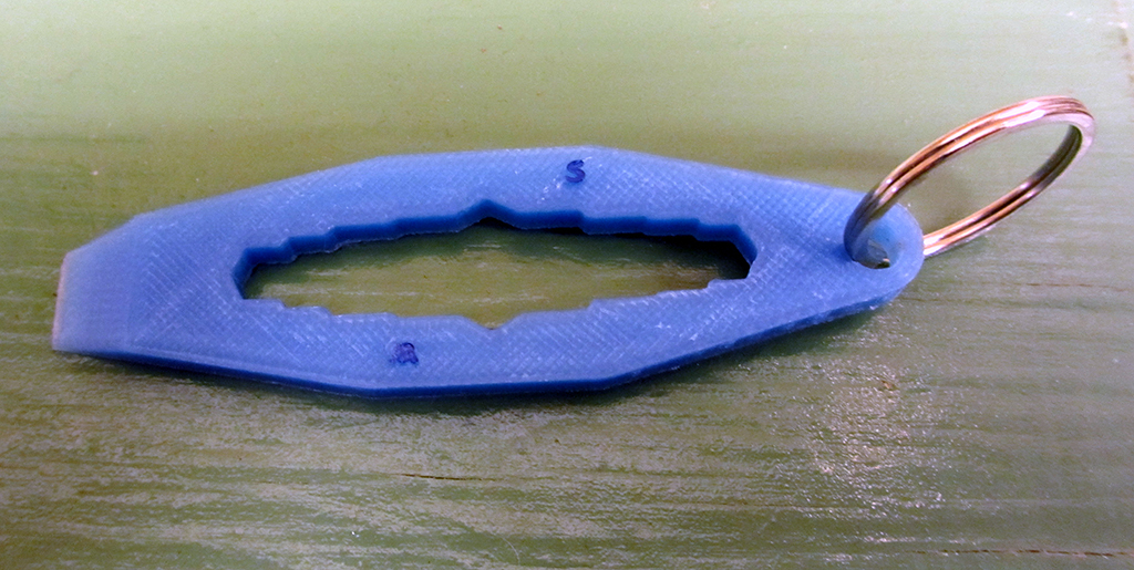 Multiuse Wrench (Flathead and Keytag)