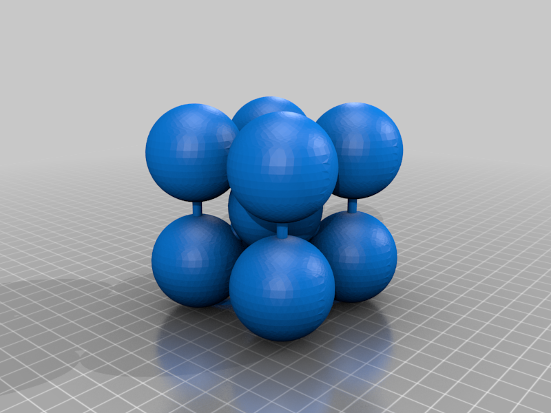 Body Centered Cubic Unit Cell Full Atoms