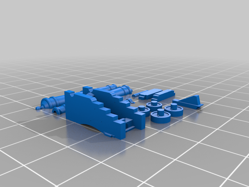 32 pound naval cannon XVIII sentury 1/96