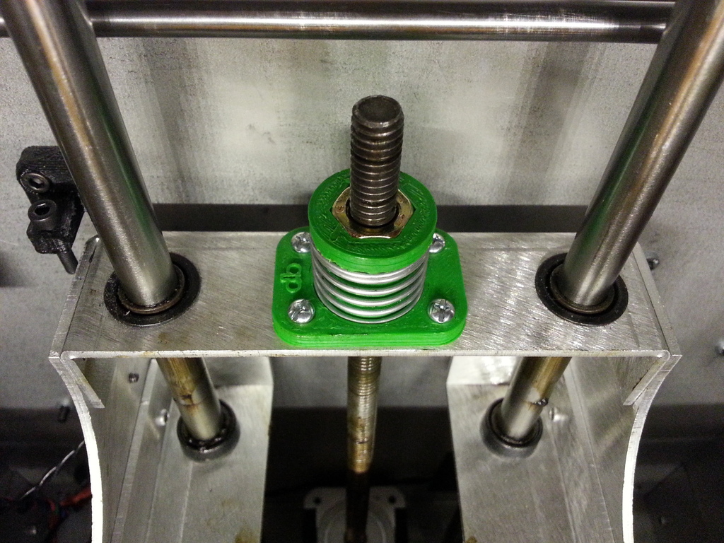Solidoodle 2 anti-backlash assembly for aluminum z-axis carrier