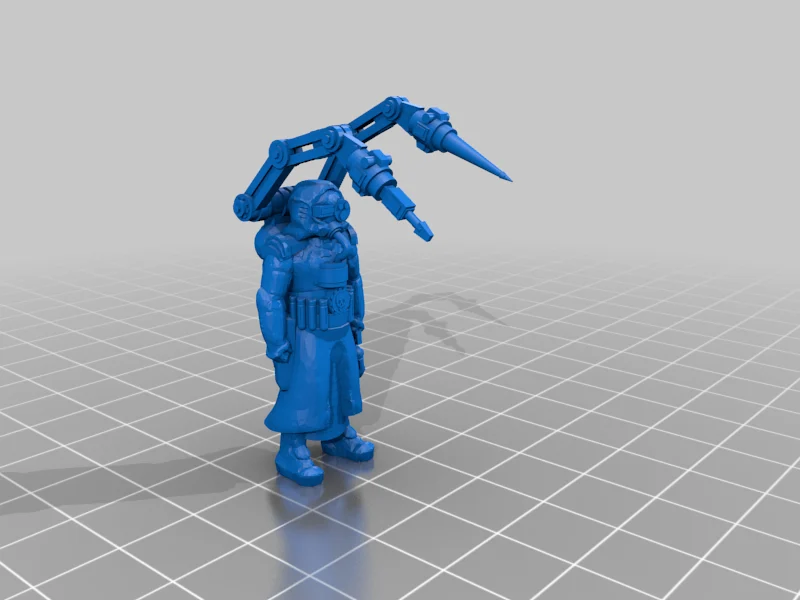 28mm Techno cultist with manipulators