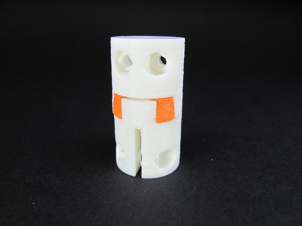 Spider coupling with Sugru insert mold