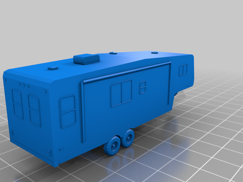 5th wheel camper keychain
