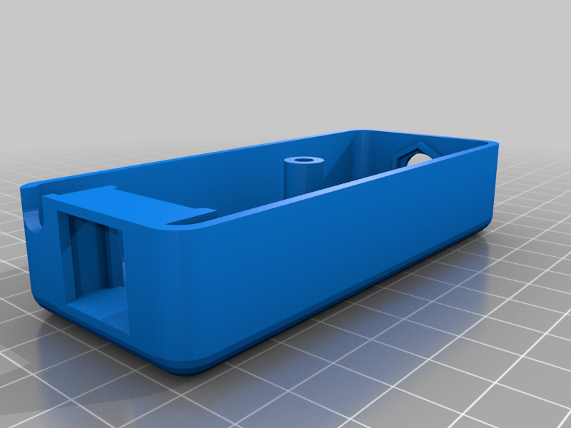 Surface-mount wall box for one coax F connector and one keystone jack