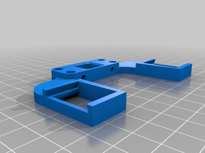 Tevo Tarantula Dual Blower Fanmount with modular Duct for Dual extruder with BLTouch support