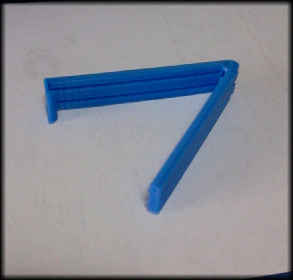 Wider 4" Bag Clip in PLA Fully Assembled with Double Seal