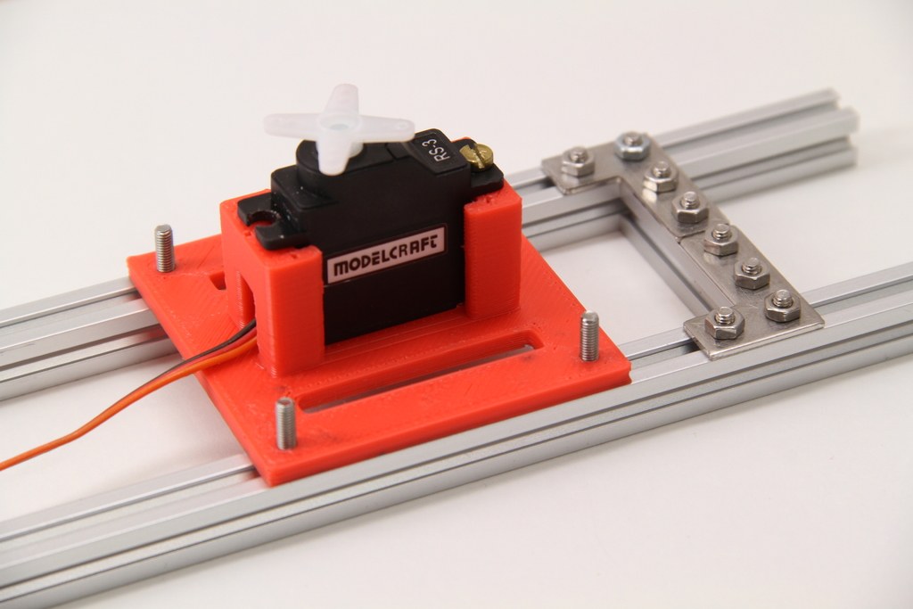 Makerbeam Servo Mount for Modelcraft RS-3