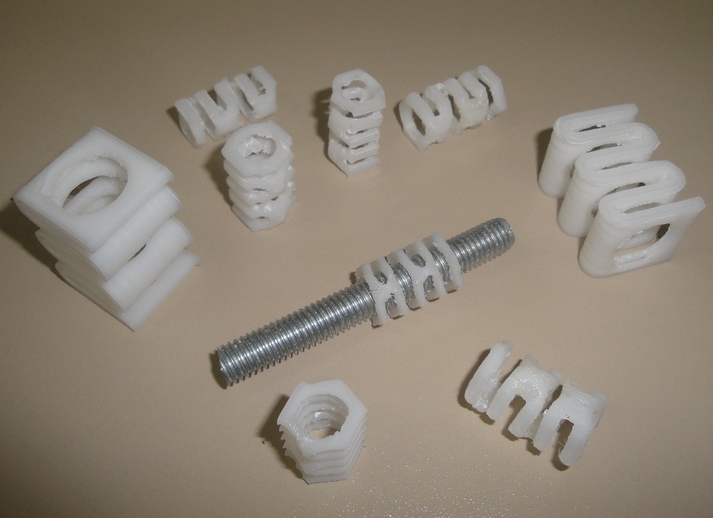 Parameterized printable spring