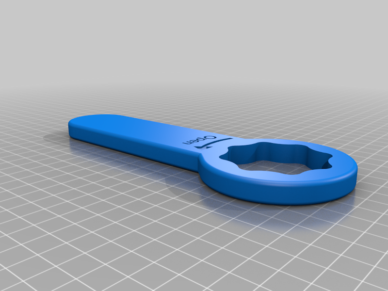 medical gas bottle opener/lever (O2) 52mm knob