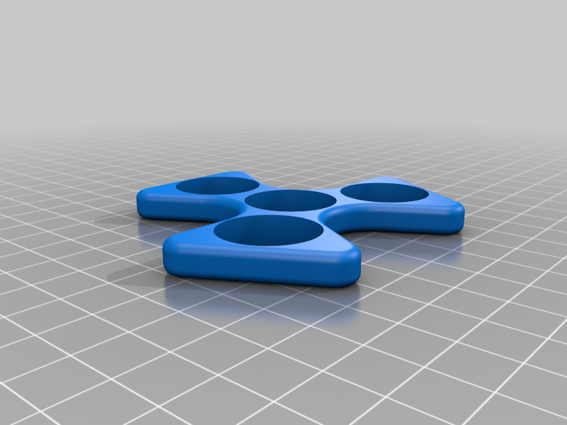 Fidget spinner triangular design