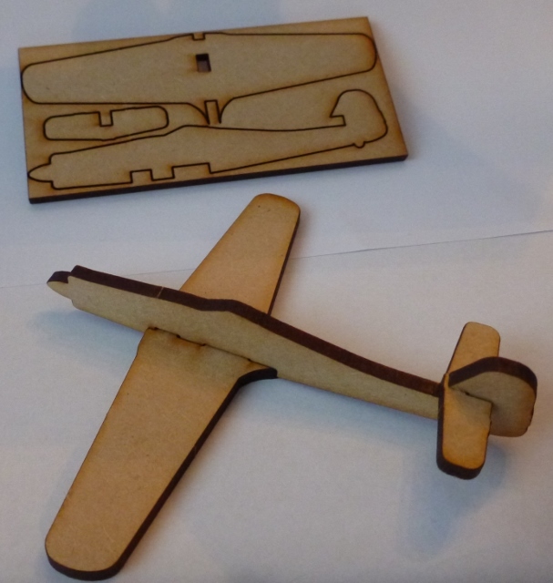 Lasercut FW190D Focke-wulf