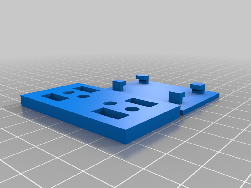 Quad slot/key lock template