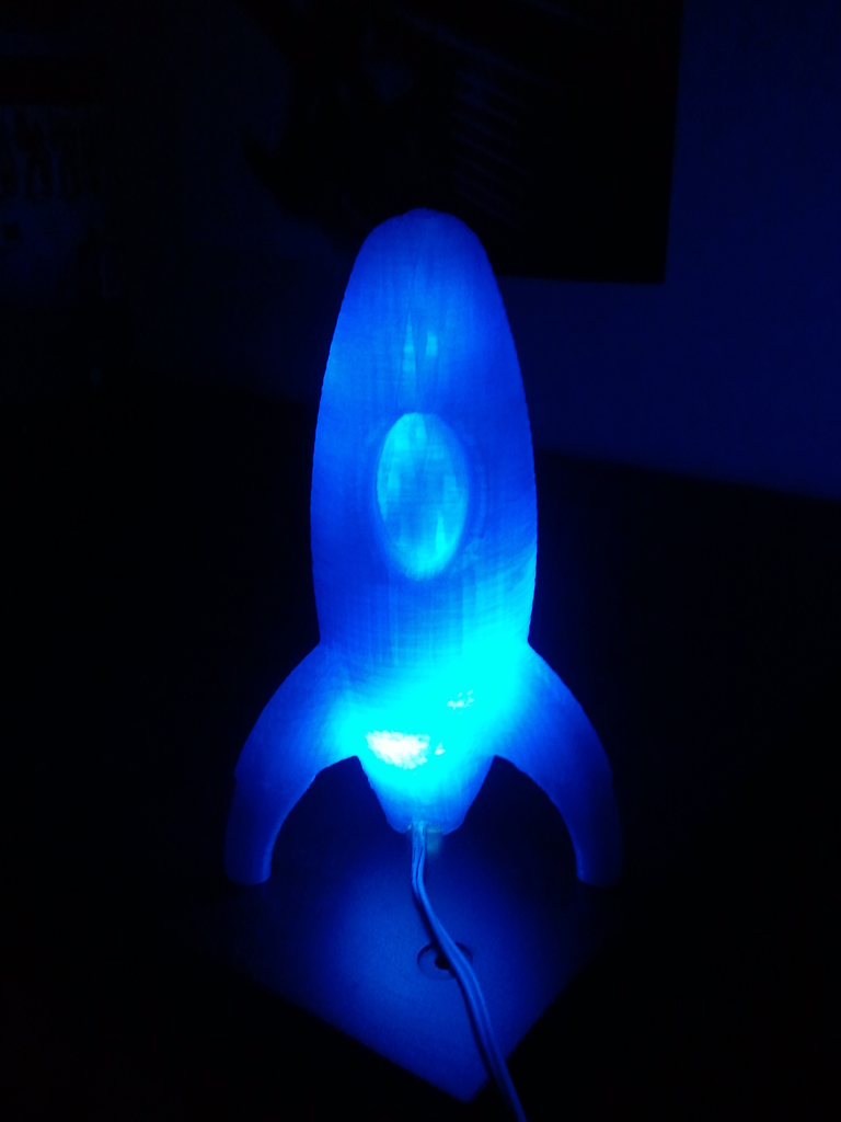Rocket lamp