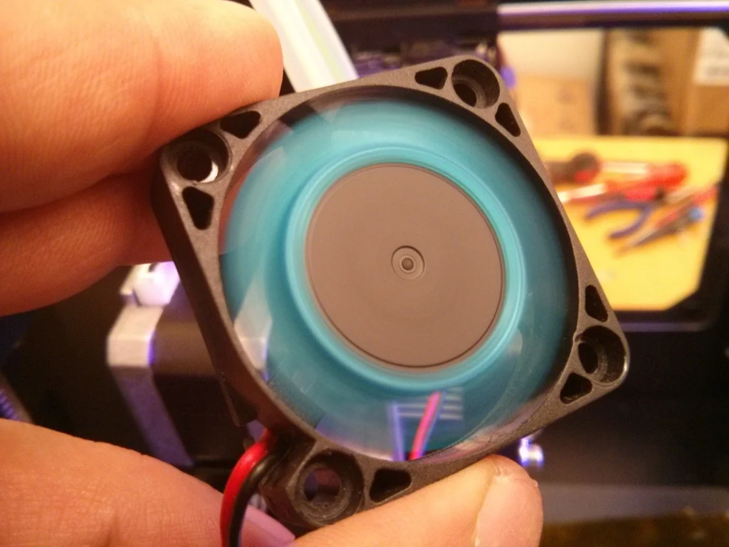 Cooling fan replacement blades