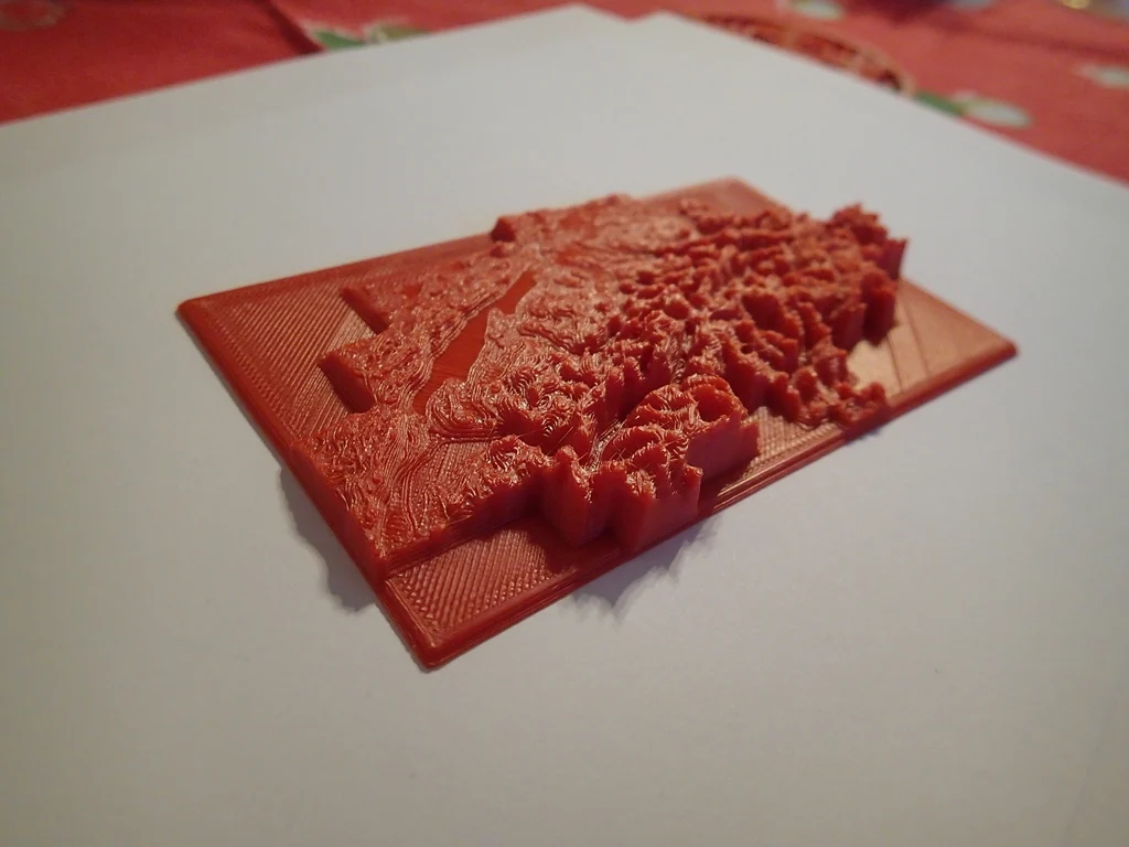 3D map of Switzerland