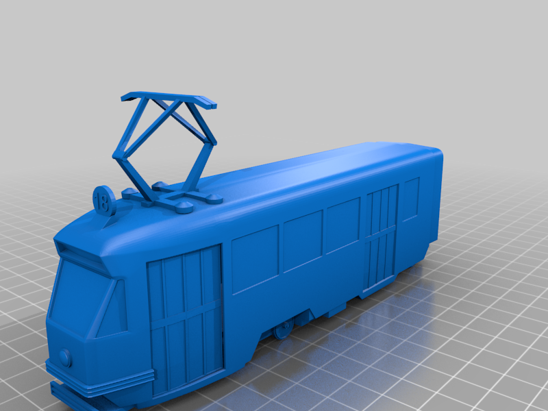 streetcar (tramcar) Konstal 102NA (803N) / wagon tramwajowy Konstal 102NA (803N)