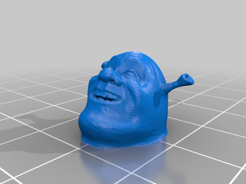 working lego shrek head