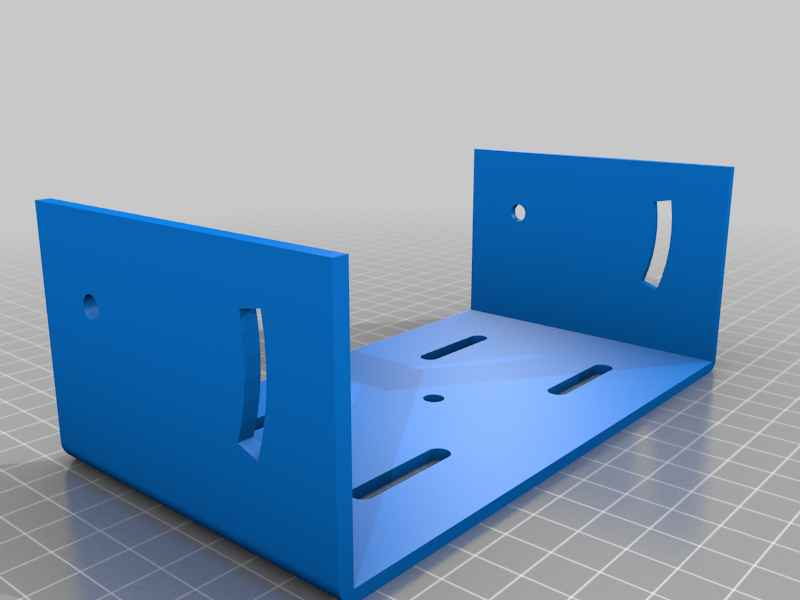 Ham Radio customizable mounting bracket