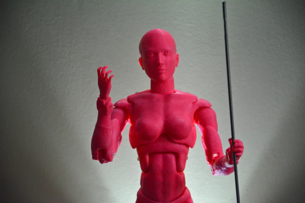 Female Action Figure 38 Points of Articulation