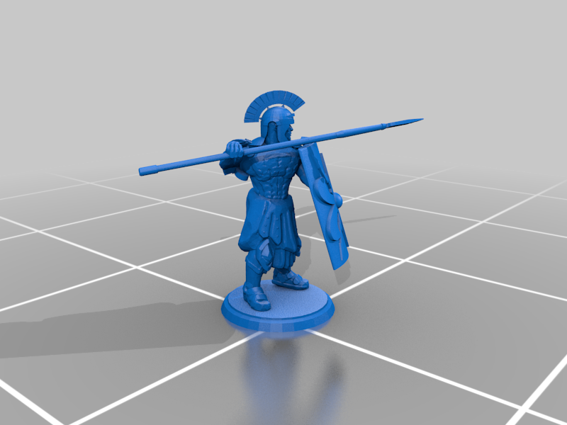 Roman Legionnaire - Fighting Stance - Spear and Shield 2