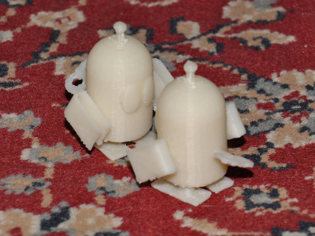 Cute robot figurine