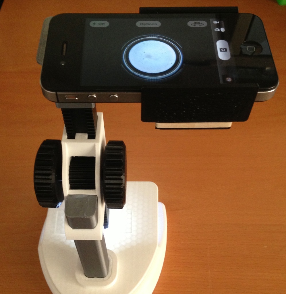 A Printable Microscope Smartphone Adapter
