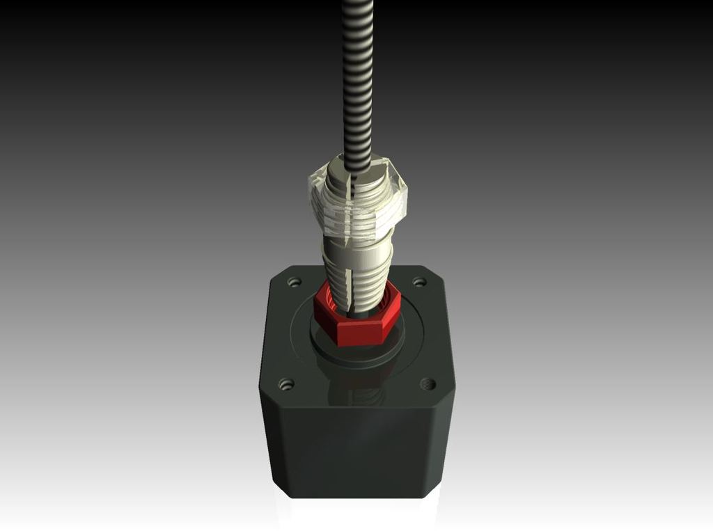 Self-centering tapered-thread Z-axis coupling (5/6/8mm)