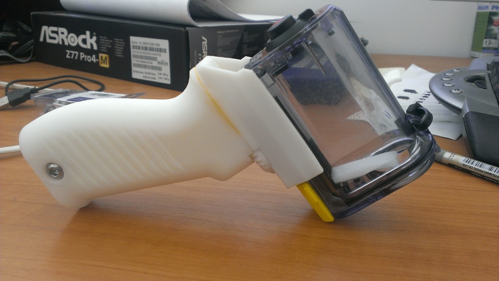 Sony Action Cam pistol grip mount