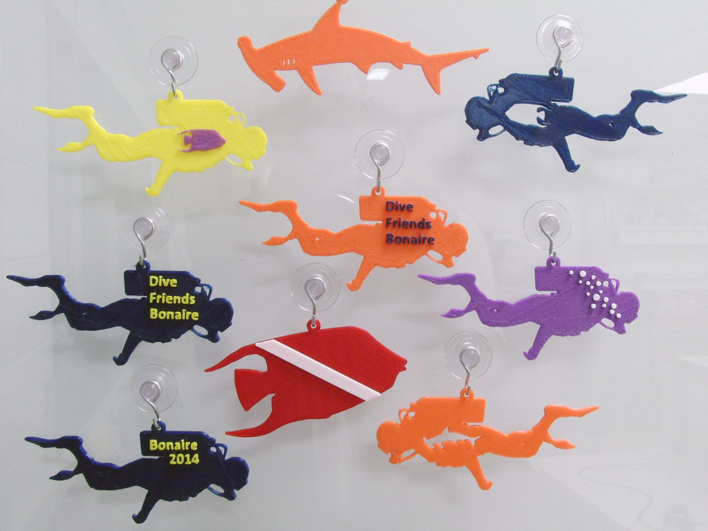 SCUBA Ornaments