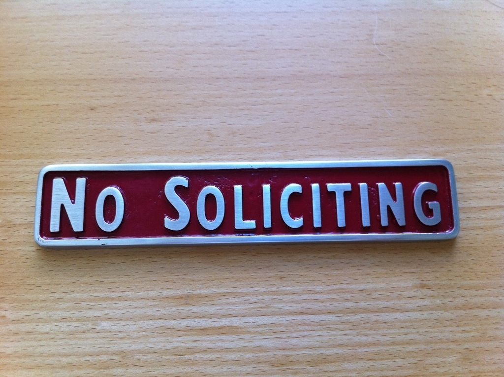 Cast pewter sign (from 3D printed part)
