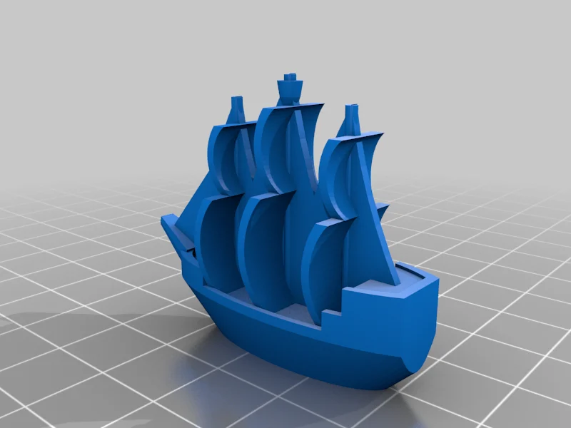 Pirate sailing ships (with optional flags)