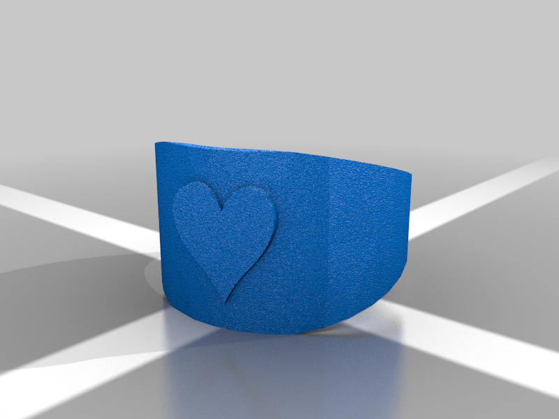 Valintine heart ring