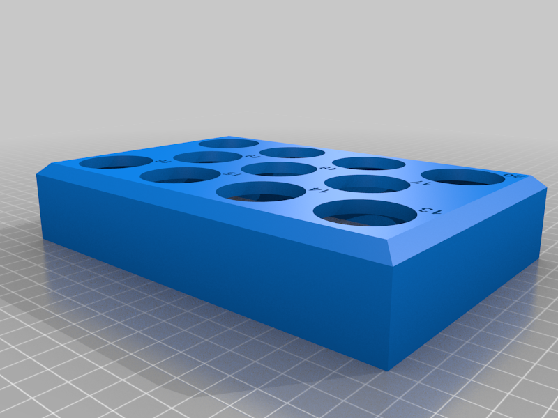 ER32 Collet Rack Metric 2mm to 12mm