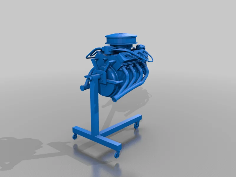 Chevrolet 350 Engine and engine stand