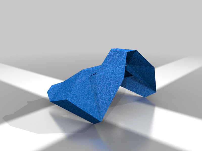 Low poly bear face