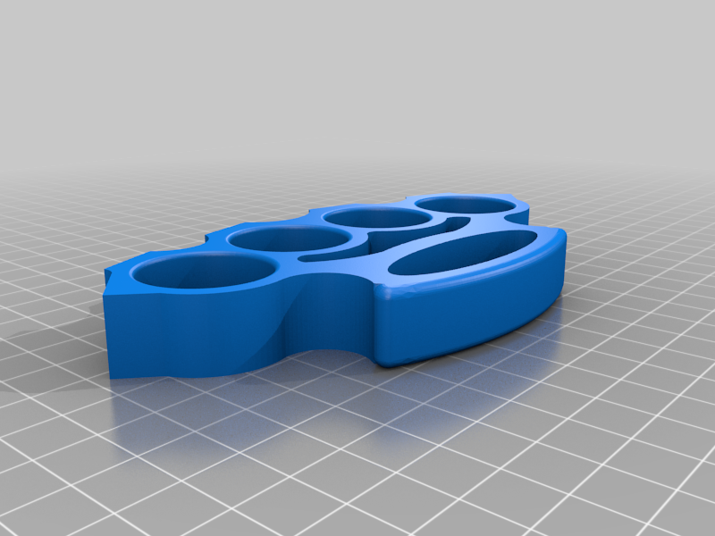 Brass Knuckles Solid Object