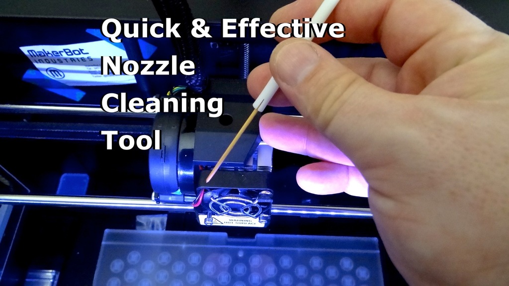 Nozzle cleaning tool