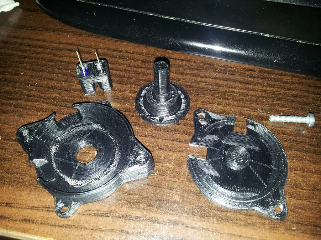 fully printable optical potentiometer/encoder