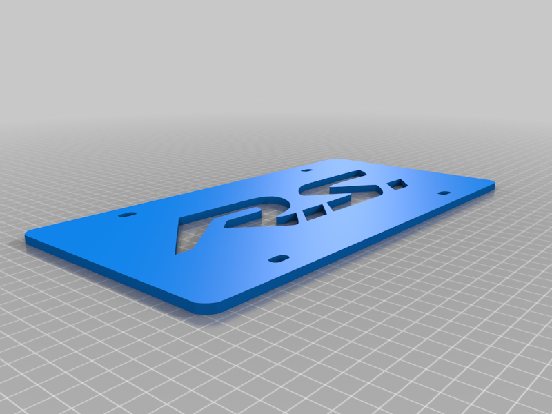 Renault RS LicensePlate