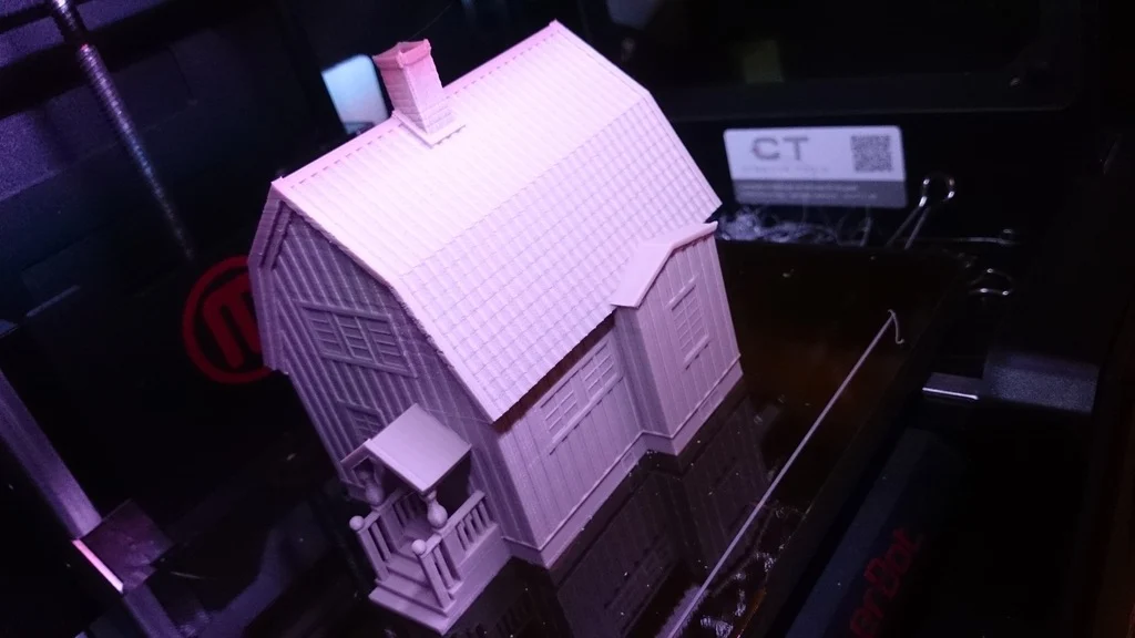 Swedish house, model (1:87, OpenRailway)