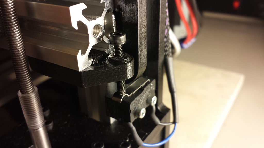 Adjustable Z Endstop for MakerFarm Prusa i3v