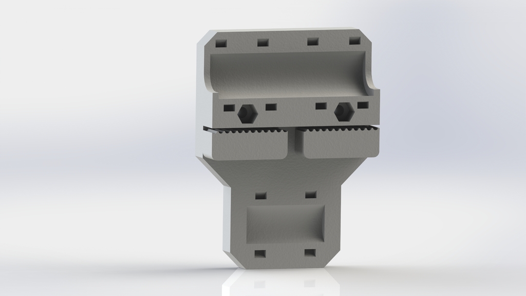 i3 X-carriage for GT2 belt and more Z